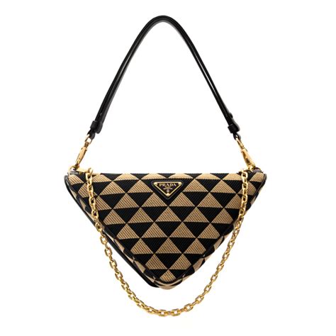 double triangle prada bag|prada triangle bag price.